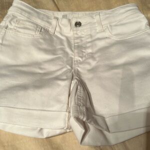 Worn once super nice white denim shorts from gap